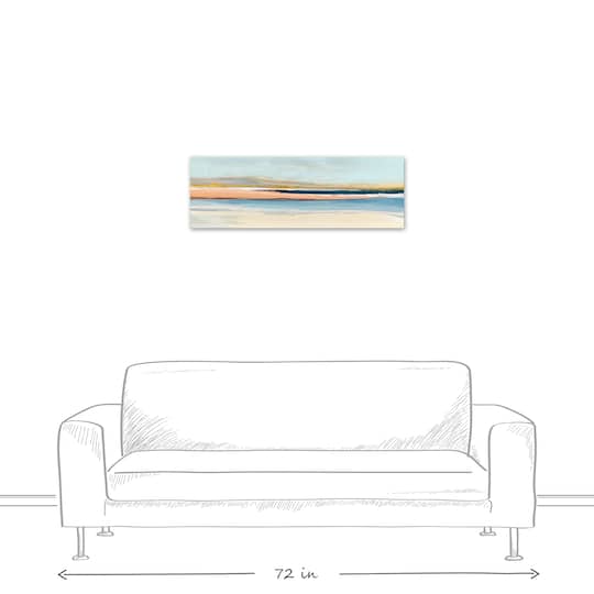Dreamy Beach 36" x 12" Canvas Wall Art